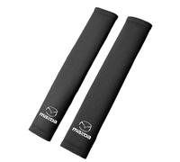 WSADRFXS Protège-Ceinture de Sécurité Voiture en Similicuir pour Mazda MX-5 ND 2015-2024,12,2 Pouces Grand Format,Confortable,Respirant et Doux,4 pcs-Grey