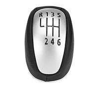 WSADZXC77 Pommeau de levier de vitesse de voiture 6 vitesses en cuir PU levier de vitesse boule à main adapté pour Renault adapté pour Laguna Mk3 2007-2014