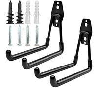 WSAMJIN Crochet Mural Garage, 2 Pièces Crochets de Garage Crochet Rangement Garage Robustes Crochets de Stockage de Garage Robustes pour Organiser les Outils de Jardin et de Garage