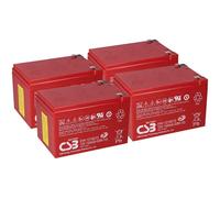 WSB Battery Batterie 48 V pour scooter électrique 4 x 12 V 15 Ah CSB compatible Mach1, SXT, MZ Charly