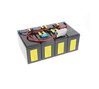 WSB Battery CSB-SCD25 Batterie Compatible pour APC RBC25 Plug & Play Compatible avec SU1400RMXLI3U SU1400RMXL3U SU1400RMXLIB3U