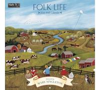 WSBL Folk Life 26997001727 Calendrier mural 2026 30,5 x 30,5 cm