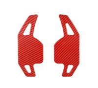 WSBOJXTH Compatible avec A3 A4 B8 A5 A6 A8 R8 Q5 Q7 pour TT Extension De Palettes De Changement De Vitesse pour Volant De Voiture Palette Volant(Red Carbon Print)