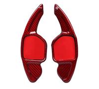 WSBOJXTH Compatible avec A3 S3 RS3 8P 8PA A4 S4 RS4 8K B8 A5 S5 Palettes De Changement De Vitesse en Fibre De Carbone Palette Volant(Type B Red)