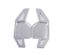 WSBOJXTH Compatible avec A4/S4 B8/8K 2009-2012 pour A5/S5/RS5 8T/8F 2007-2011 pour A6/S6/RS6 C6/4F 2004-2011 2 Pièces Extension Palettes Changement Vitesse Volant Voiture Palette Volant(Silver)