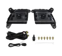 WSBOJXTH Compatible Avec Chevrolet Pour Silverado 1500 2500HD 3500HD 2020 2021 2022 Kit De 2 Feux Antibrouillard Pour Pare-chocs Avant Voiture Pièces de rechange(Black)
