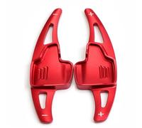 WSBOJXTH Compatible avec Ford pour Focus pour Kuga 2016 2017 2018 2019 pour EcoSport pour Titanium pour Bronco pour Fiesta St Extensions Levier Vitesse Palette Volant(Red)