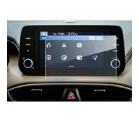 WSBOJXTH Compatible Avec Hyundai Pour Santa Fe 2021-2022, Système D'infodivertissement, Radio, Console De Navigation GPS Protecteur D'écran Verre Trempé Accessoires de voiture(8 inch)
