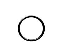 WSBOJXTH Compatible avec Mini pour Cooper F54 F55 F56 F57 F60 Autocollant Couverture D'anneau Cercle Logo Central Volant Voiture Modification de Voiture(Piano Black)