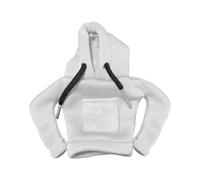 WSBOJXTH Compatible avec Mini pour Cooper pour One pour JCW pour Clubman pour Countryman R55 F55 Levier De Vitesse Capuche Couverture Poignée Décoration Modification de Voiture(White)