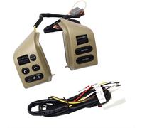 WSBOJXTH Compatible avec Nissan pour Sylphy 2008-2019 Bouton De Commande De Volant Beige Pièces Détachées Automobiles Bouton de Volant(1pair)