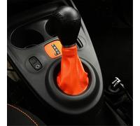 WSBOJXTH Compatible avec Smart 453 pour Fortwo pour Forfour Voiture Levier Vitesse Frein Stationnement Décorer Couverture Accessoires Intérieurs Modification de Voiture(Orange)
