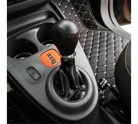 WSBOJXTH Compatible avec Smart 453 pour Fortwo pour Forfour Voiture Levier Vitesse Frein Stationnement Décorer Couverture Accessoires Intérieurs Modification de Voiture(Black)