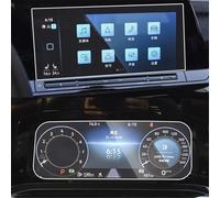 WSBOJXTH Compatible Avec VW Pour Golf 8 MK8 Pour GTI R 2020 2021 Navigation DVD GPS LCD Protection Accessoires Verre Trempé 9H Accessoires de voiture(Set)
