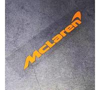 WSCDMCC Emblème Logo pour McLaren, Badge Autocollant Voiture Avant Arrière Corps Décoration Styling Accessoire,Orange