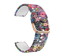 Wscebck Bande de montre de 18mm pour Garmin Venu 2S/Vivoactive 3s 4s Accessoires de bracelet de remplacement de bracelet en silicone pour S actif (Color : KQ, Size : 18mm For Venu 2S)