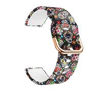 Wscebck Bande de montre de 18mm pour Garmin Venu 2S/Vivoactive 3s 4s Accessoires de bracelet de remplacement de bracelet en silicone pour S actif (Color : CSGT, Size : 18mm For Venu 2S)