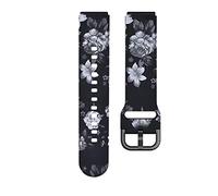 Wscebck Bande de montre de 18mm pour Garmin Venu 2S/Vivoactive 3s 4s Accessoires de bracelet de remplacement de bracelet en silicone pour S actif (Color : HH, Size : 18mm For Venu 2S)