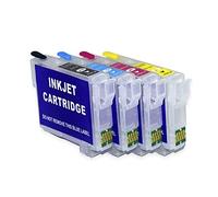 Wschen Recharge Cartouche d'encre for 603XL T603XL 603 T603 for WF-2810 WF-2830 WF-2835 WF-2850 avec Arc Chip (Color : 4PC Arc Chip)