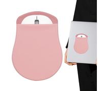 Wscwl Pochette adhésive pour Souris, Étui de Transport pour Disque Dur Externe Portable adhésif réutilisable en Forme de Souris, Pochette de Transport élastique compacte pour