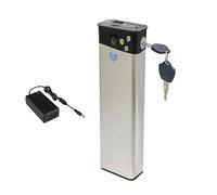 WSDAV Batterie Interne 36 V 8 Ah, 10 Ah, 12 Ah ou 14 Ah au Lithium pour vélos Pliables, avec Chargeur.,36v8ah (320mm
