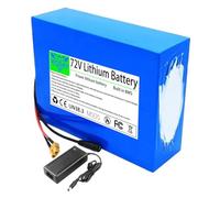 WSDAV Batterie Lithium-ION 72 V 40 Ah, Bloc-Batterie Amovible 72 V pour Moteur 0-2900 W avec Chargeur