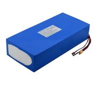 WSDAV Batterie Lithium-ION pour Vélo Électrique 60V 4000 Mah avec BMS Intégré, Compatible avec Les Vélos Électriques Jusqu'à 2400W,T+t