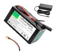 WSDAV Batterie Lithium pour vélo électrique 24V 36V 8,8Ah 10,4Ah 12Ah Amovible, avec Chargeur et indicateur de Niveau de Charge, pour Moteur de cyclomoteur électrique de 0 à 500W.,24v 10.4ah