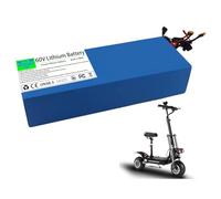 WSDAV Batterie pour Scooter électrique 52 V/Batterie Lithium-ION 60 V, 12 Ah, 15,6 Ah, 18,2 Ah, 20 Ah, 23,4 Ah, 26 Ah, pour Moteur de 0 à 1 600 W, avec Chargeur,60v26ah