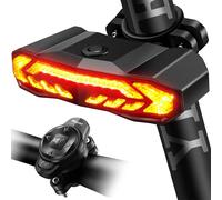 WSDCAM Enquêter arrière de vélo intelligent avec clignotants, capteur de frein, alarme à distance sans fil, feu arrière de vélo I