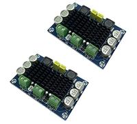 WSDMAVIS Lot de 2 amplificateurs audio numériques TPA3116D2 DC 12-26 V 100 W Mono Digital Amplificateur Module d'amplificateur audio