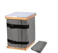 Wsdsgz 3. Housse d'apiculture résistante au gel et au vent, isolation thermique, tissu Oxford 600D, doublure réfléchissante pour les conditions météorologiques extrêmes
