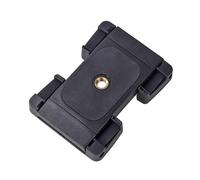 Wsdsgz 3. Support de téléphone résistant aux chocs avec vis de 6,35 mm et griffe de serrage pour smartphone 7" Base antidérapante Installation rapide Grand support de téléphone pour photographie