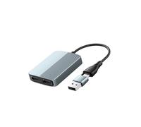 Wsdsgz Adaptateur USB de type C vers double HDTV pour 2 moniteurs 1080p Double écran Répartiteur de bureau Affichage étendu USB C vers HDTV Splitter