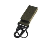 Wsdsgz Anneaux de ceinture avec clip en D pour ceinture, Vert, One Size