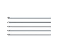 Wsdsgz Applicateur d'appâts de pêche en acier inoxydable de 20 cm avec aiguille creuse pour une fixation facile des appâts en acier inoxydable