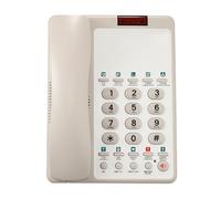 Wsdsgz B188B Téléphone fixe filaire à gros boutons avec numérotation rapide pour hôtel, réception, téléphone mural