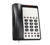 Wsdsgz B188B Téléphone fixe filaire à gros boutons avec numérotation rapide pour hôtel, réception, téléphone mural