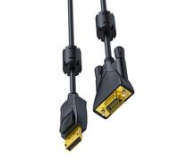 Wsdsgz Câble convertisseur DP vers VGA haute performance pour une connexion facile entre les nouveaux appareils et les anciens écrans, ligne de convertisseur vidéo en PVC