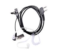 Wsdsgz Casque de sécurité à tube auditif d'air avec micro amovible et télécommande pour saisir la communication gratuite dans des conditions bruyantes Oreillette radio clipsée pour des conditions