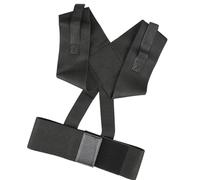 Wsdsgz Ceinture lombaire pratique réglable avec texture en cuir PU renforcé pour haltérophilie et physiothérapies Correcteur de posture confortable