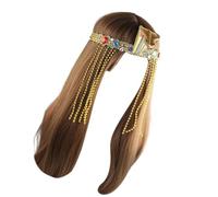 Wsdsgz Coiffe égyptienne accessoire de costume pour fêtes à thème, jeu de rôle, Halloween, carnavals, accessoires pour cheveux, accessoire de costume Cléopâtre