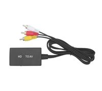 Wsdsgz Convertisseur de câble HDTV vers 3RCA Câble 3RCA Adaptateur composite 1080p Commutateur de sortie pour console de jeu composite vers HDTV