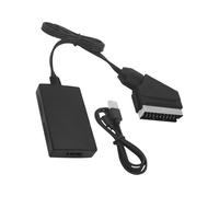 Wsdsgz Convertisseur multifonction péritel mâle vers HDTV femelle, design Plug Play avec stabilisation des signaux pour téléviseurs, projecteurs, adaptateur HDTV avec câble d'alimentation