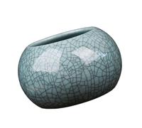 Wsdsgz Élégant vase décoratif en céramique craquelée avec une capacité de 300 ml pour culture hydroponique et simple arrangement domestique petit vase de jardin