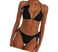 Wsdsgz Ensemble de maillot de bain tendance en nylon et élasthanne flexible pour la natation et la plage