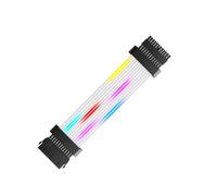 Wsdsgz Flexible Silicone 24Pin ARGB GPU Power Cable Control Function Customizable Light Strips Easy Installation Cable