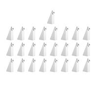 Wsdsgz Global Fit Lot de 25 haies de vidange en aluminium à déclivité réglable pour gouttières de toit 5K Structure effluent Assemblages d'optimisation des effluents en aluminium