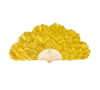 Wsdsgz Grand éventail de pétales de pivoine multicouche fait à la main pliable pour les artistes, la danse et la décoration d'événements culturels, culture traditionnelle