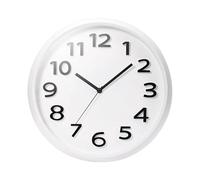 Wsdsgz Horloge murale tendance à grands chiffres en relief Mécanisme silencieux Décoration contemporaine Facile lisible Fonctionnement à piles Horloge murale minimaliste moderne